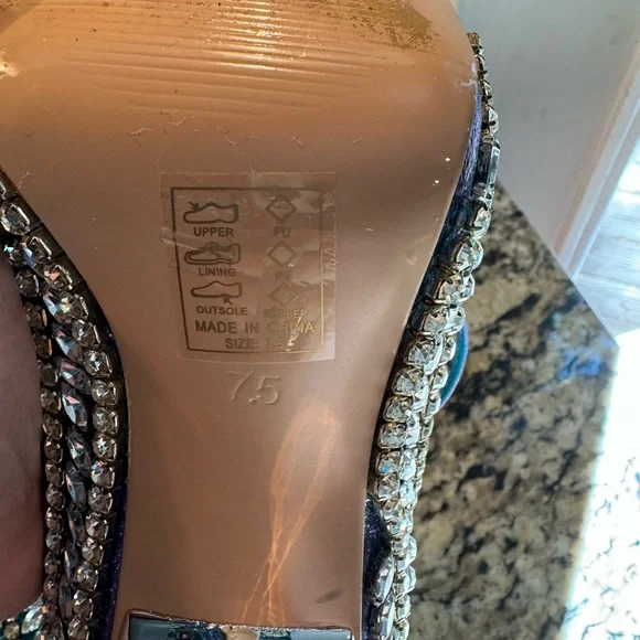 🩵Azalea Wang jeweled heels🩵 - Picture 6 of 6
